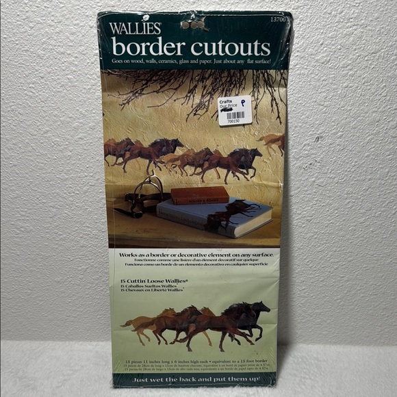 Wallies Border Cutouts with Horse Design - Picture 1 of 5